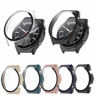 สําหรับ Xiaomi Watch S1 ตัวป้องกันหน้าจอ แบบเต็ม / เคส PC กระจก สําหรับ Mi Watch S1 ฟิล์ม / สมาร์ทวอทช์แบนด์ ตัวป้องกัน อุปกรณ์เสริม