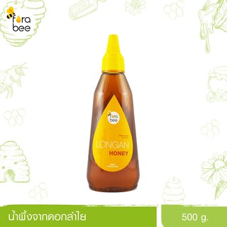 Fora Bee น้ำผึ้งจากดอกลำไย ขวดสามเหลี่ยม 500 กรัม