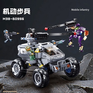 ProudNada Toys ของเล่นเด็ก ตัวต่อ อวกาศ หุ่นยนต์อวกาศ ยานอวกาศ Sluban ATOMIC STORM 545 PCS M38-B0996