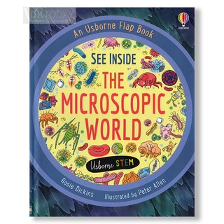 DKTODAY หนังสือ USBORNE SEE INSIDE THE MICROSCOPIC WORLD (AGE 6+)