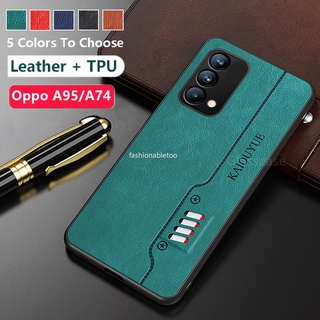 เคสโทรศัพท์มือถือหนัง ซิลิโคน บางมาก กันกระแทก สไตล์ธุรกิจ สําหรับ Oppo A95 A94 A93 A92 A74 A72 A55 A54 A54S A53 A52 A33 A32 A16 A16S A 95 A 94 A 93 A 92 A 74 A 72 A 55 A 54 A 53 A 52 A 33 A 32 A 16 4G 5G