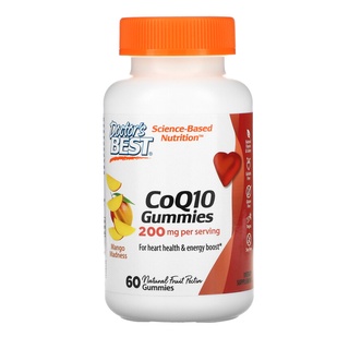 Doctors Best, CoQ10 Gummies, Mango Madness, 100 mg, 60 Gummies