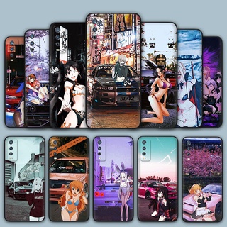 เคสซิลิโคนนิ่ม ลายอนิเมะ JDM TP52 สําหรับ Vivo Y11 Y11S Y20i Y20S Y12 Y15 Y17 Y12 Y12s Y12a Y12d