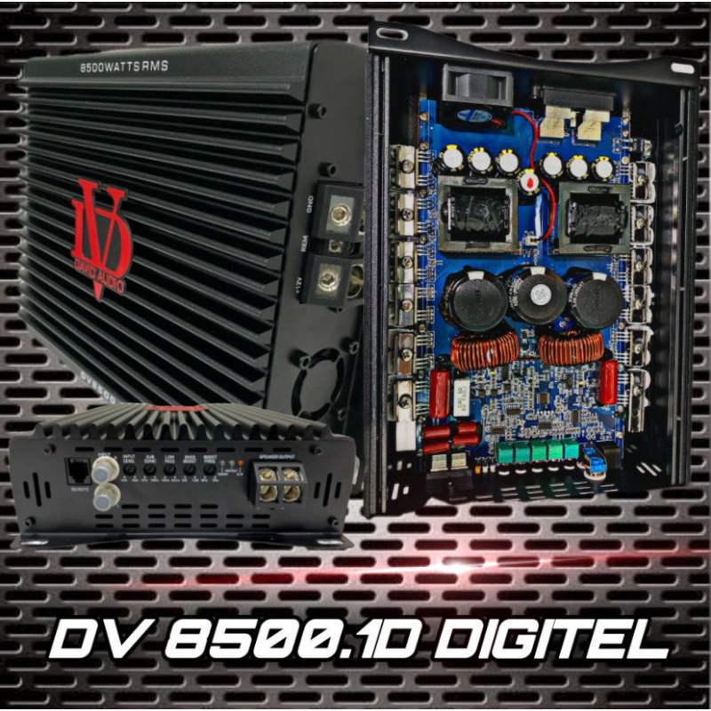 พาวเวอร์Digital รุ่น DV-8500.1D เล็กๆ ประหยัดพื้นที่ กำลังขับ8500W ขับซับ 12''220-15''220 หรือเลือกข