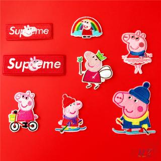 the life of peppa pig แพทช์ปักผ้า 1 ชิ้น diy (s - 1)