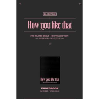 [ Pre-Order ] BLACKPINK Pre-release Single (SPECIAL EDITION) : How You Like That  + Poster