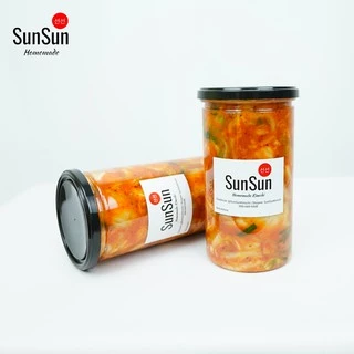 กิมจิโฮมเมด อร่อย!! 800 กรัม SunSun Homemade Kimchi กิมจิผักกาดขาว