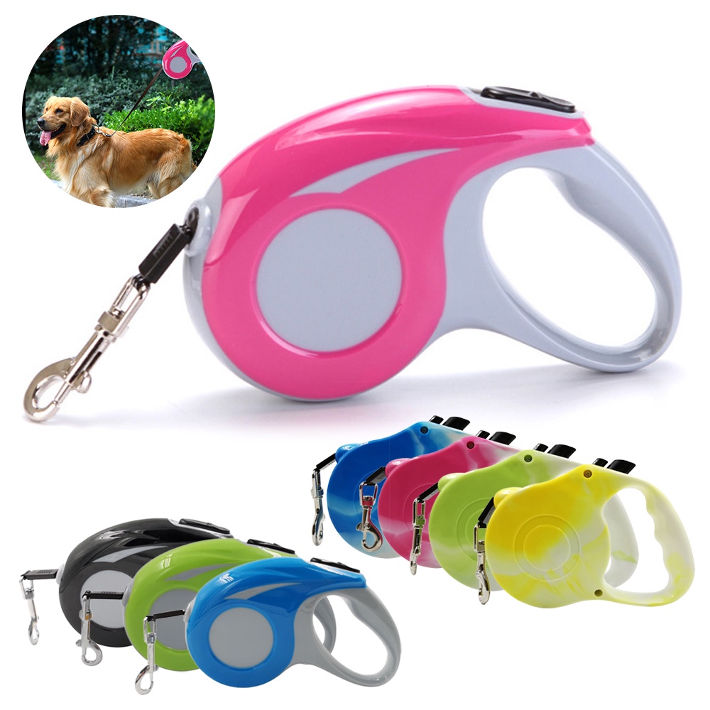 ดึงเชือกเชือก35M Dog Leash Durable Automatic Retractable Walking