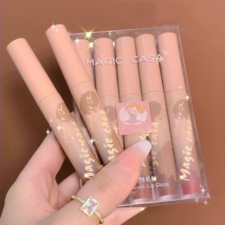 ○ พร้อมส่ง ○ LIP MAGIC CASA 5 ชิ้น/ชุด เซตลิปเนื้อแมท