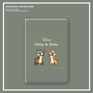 Chip n Dale for เคสไอแพด   mini 1 2 3 4 5 6   air 4 5 เคส   pro 11 10.2 gen 7/8/9  Airbag tri-fold pen slot case