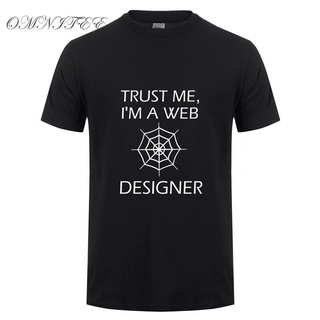 [S-5XL] ขายส่ง คุณภาพดี ผู้ชาย Thsirt Trust Me Im A Weber โปรแกรมเมอร์ Php Admin Html พิมพ์ลาย Unseix Outwear