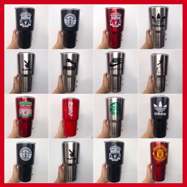 แก้วเยติ 30oz เก็บความเย็นขนาด มีหลายลาย