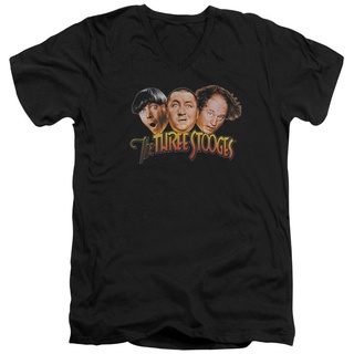 เสื้อยืด พิมพ์ลายโลโก้ Three Stooges สไตล์ตะวันตก คุณภาพดี สําหรับผู้ชาย