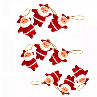 ตุ๊กตา ซานต้า ซานตาคลอส ตกแต่ง ต้นคริสต์มาส ประดับ ห้อย Santa Claus Christmas Tree Decor Dolls