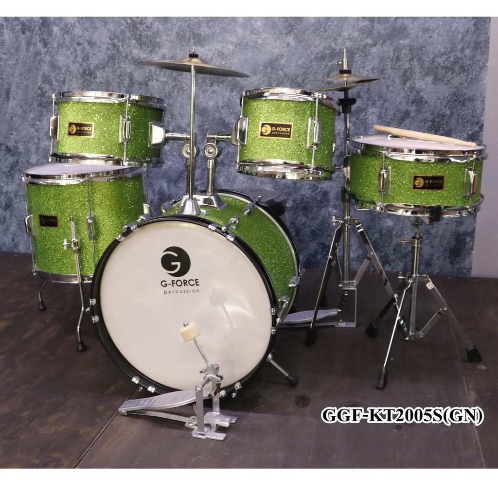 [โค้ดลด1000-📸] กลองชุดเล็ก 5 ใบ G-force / Overspeed กลองชุด แถมฟรี ไม้กลอง เก้าอี้กลอง ประแจกลอง
