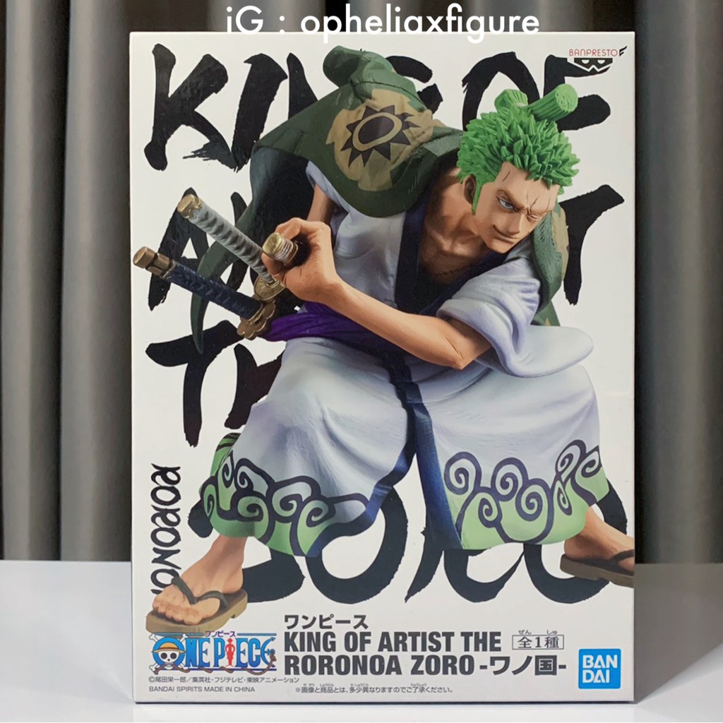 พร อมส ง One Piece Koa Zoro Wano Kuni ของแท ฟ กเกอร โซโล Onepiece King Of Artist Roronoa Zoro โมเดล Shopee Thailand