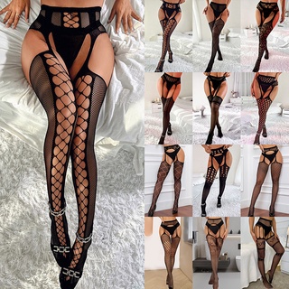 ถุงน่องสีดำ​ ถุงน่องตาข่าย ชุดถุงน่องตาข่าย ชุดถุงน่องเซ็กซี่ Sexy Net Fishnet Body Stockings