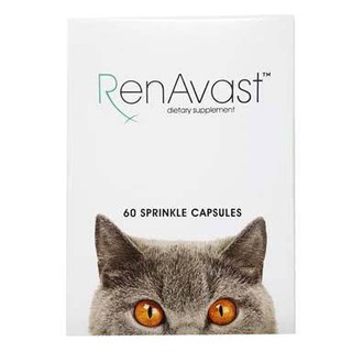 Renavast for cat อาหารเสริมโปรตีน สำหรับแมว น้ำหนักไม่เกิน 9 กก. อายุ 1 ปีขึ่นไป บรรจุ 60 แคปซูล