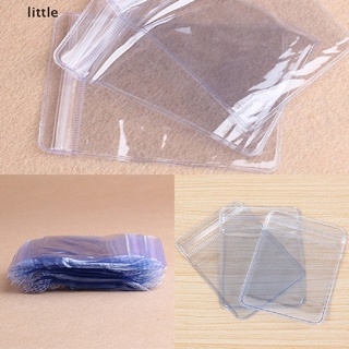 Thlittle 100 ชิ้น พลาสติก PVC ใส กระเป๋าใส่เหรียญ ซองเก็บกระเป๋าสตางค์ ใหม่