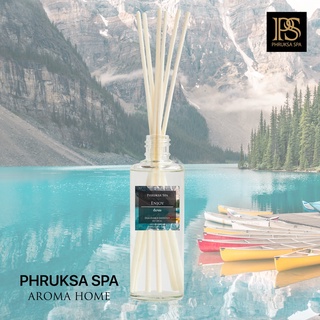 PHRUKSA SPA ก้านไม้หอมปรับอากาศ กลิ่นเอ็นจอย 100 มล. (Reed Diffuser Enjoy)แถมฟรี! ก้านไม้หวาย