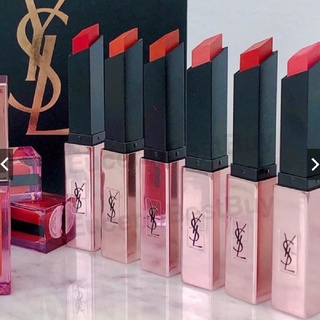 YSL ILLICIT NUDES - ROUGE PUR COUTURE THE SLIM GLOW MATTE ลิปสติกเนื้อแมทต์ บางเบา มีให้เลือก 6 เฉดสี ยังไม่เข้าไทย