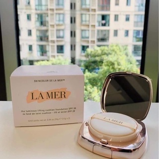 LA MER The Luminous Lifting Cushion Foundation SPF 20 ตลับกระจกมีรีฟิว 12g.x2 เลือกสีในแชทนะคะ