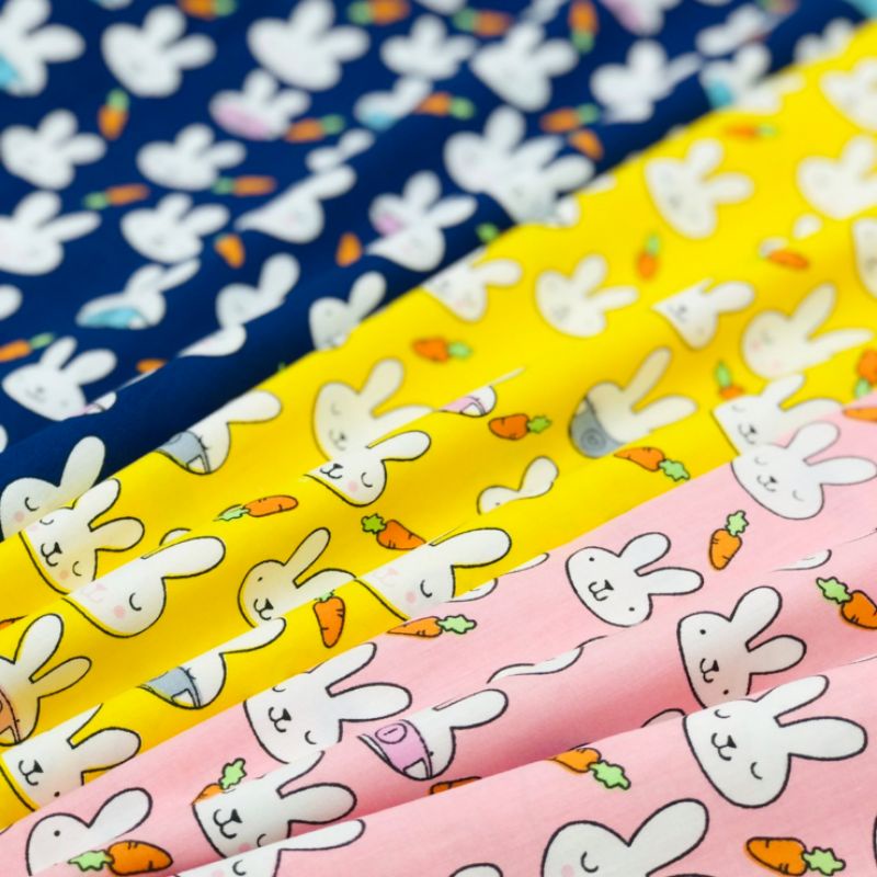 ผ้าแบ่งขาย 1ชิ้น 1/2 เมตร ผ้าคอตตอน 100% cotton twill  ผ้านำเข้า พร้อมส่ง