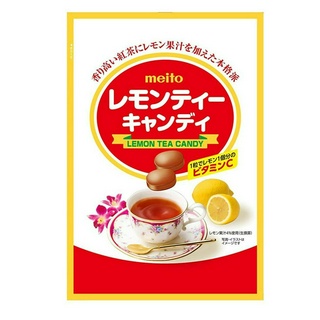 Meito Sangyo Lemon Tea Candy 100g - ลูกอมรสมะนาวสดชื่น