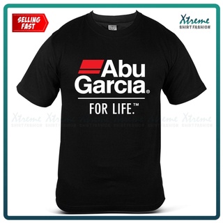 Fsd11ew2e เสื้อยืดลําลอง ผ้าฝ้าย แขนสั้น คอกลม พิมพ์ลาย Abu Garcia For Life สําหรับผู้ชาย RT645E65TER15316