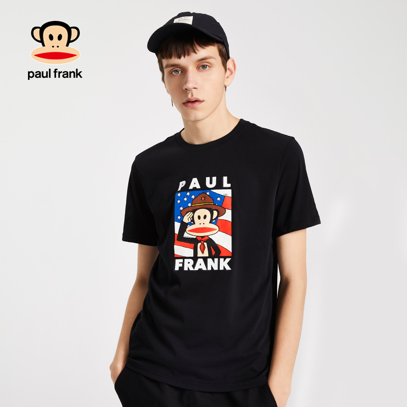 Paulfrank / Big Mouth เสื้อยืดแขนสั้นสไตล์เกาหลีสําหรับผู้ชาย #4