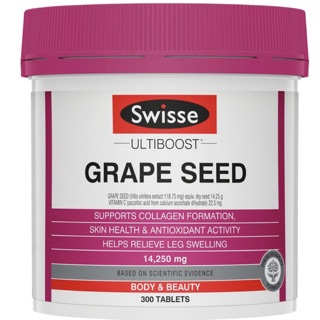 ของแท้💯% Swisse Grape Seed 14,250mg 300เม็ด