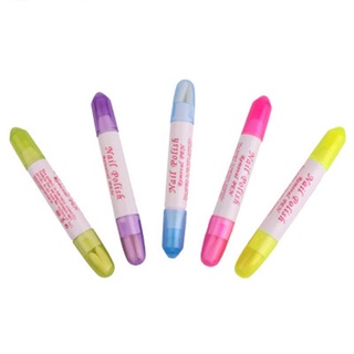 HH141-21 ปากกาเช็ดขอบเล็บ สีชมพู  F5-2