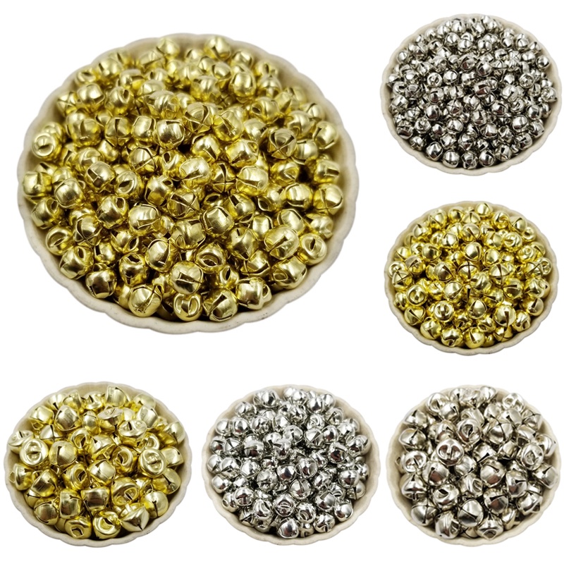 9 บาท จี้ระฆัง Jingle Bells 6-10 มม. 20-40 ชิ้นสําหรับงานแต่งงานงานหัตถกรรม Fashion Accessories