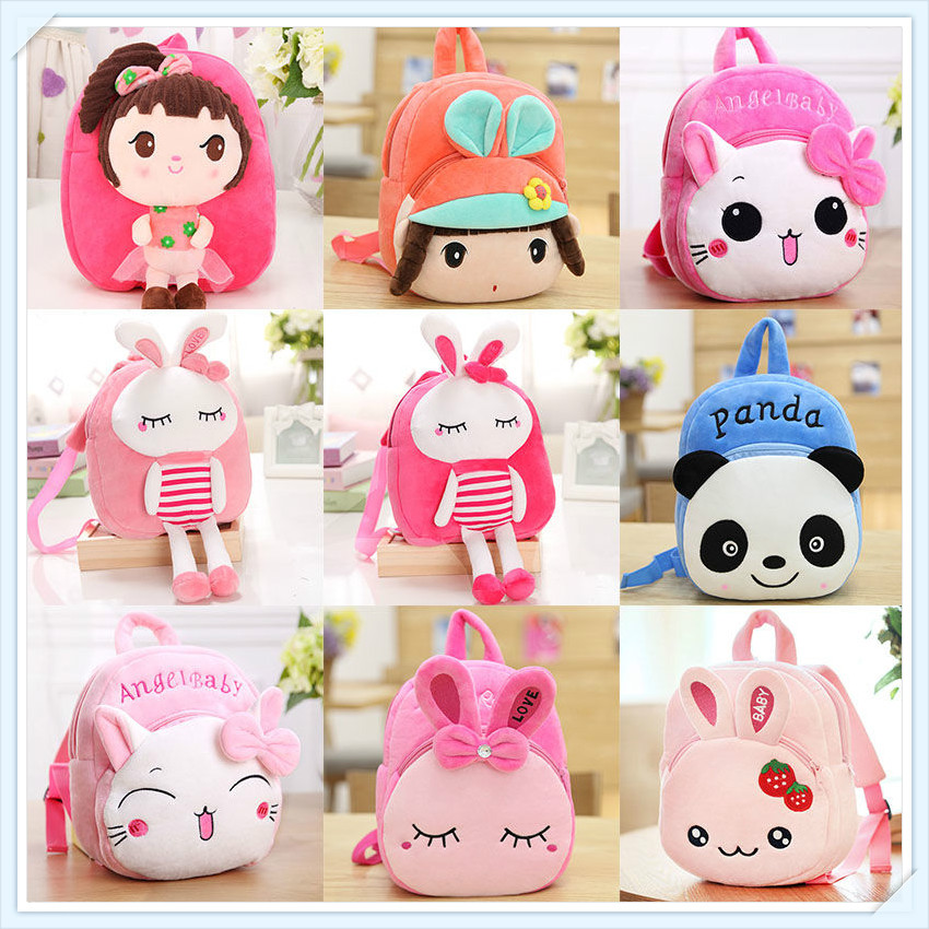 กระเป๋าเป้นักเรียนอนุบาลเด็กผู้หญิง | ลายการ์ตูนสุดน่ารักสไตล์เกาหลี ชั้น 1-3-5