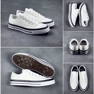 รองเท้าผ้าใบ CONVERSE X MONCLER FRAGMENT CHUCK 70 WHITE (สีขาว) แบบมาใหม่ล่าสุด พร้อมส่ง