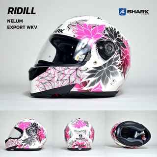 SHARK หมวกกันน็อค รุ่น RIDILL 1.2 NELUM EXPORT WKV