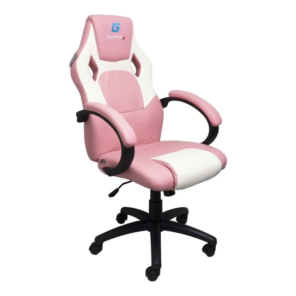 เก้าอี้เกมมิ่ง GAMINGX  GX 010 PINK / WHITE *สีชมพูขาว / ประกัน 1ปี*