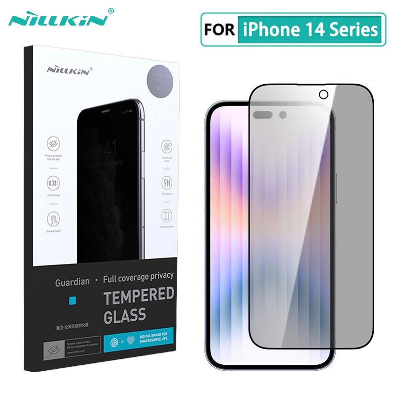 iPhone 14 Pro Max ฟิล์มกระจก NILLKIN ฟิล์มกระจกนิรภัยกันรอยหน้าจอ กันแอบส่อง สําหรับ iPhone14 Plus