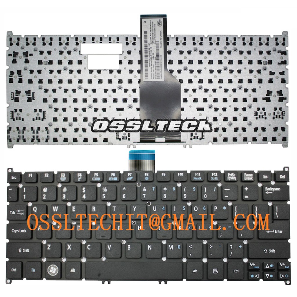 ACER Aspire 371 122 171 V3-112 2490 E3-111 S3-951 แป้นพิมพ์แล็ปท็อป