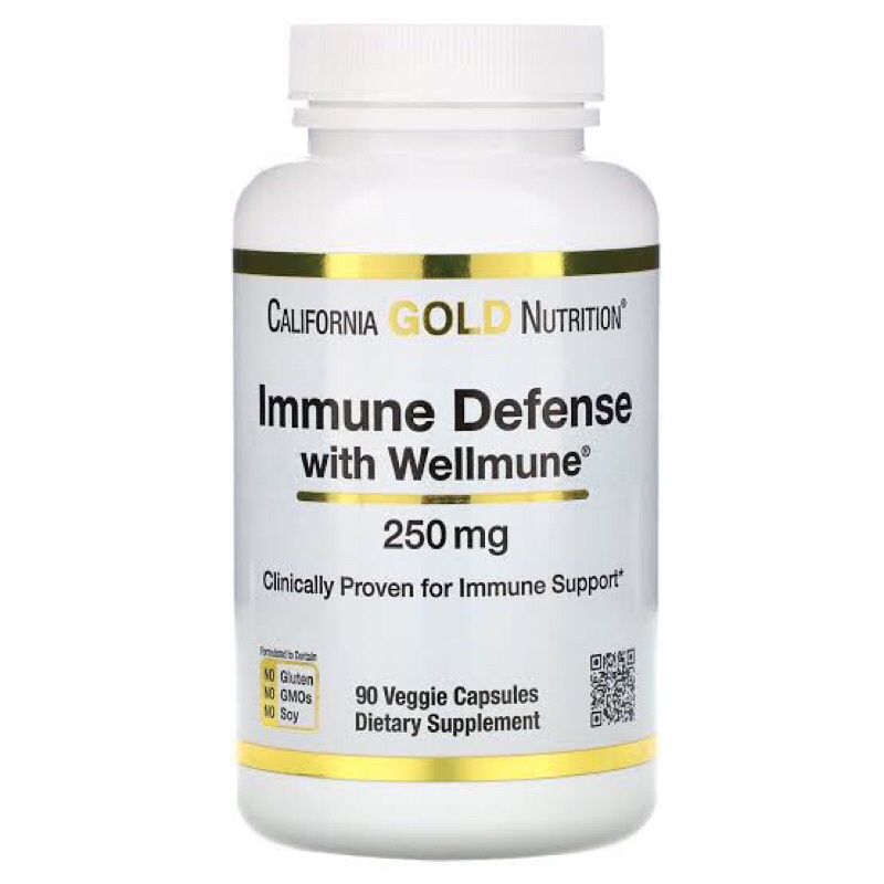 Beta Glucan 250mg, Immune Defense with Wellmune นำเข้าจาก USA แบรนด์ California Gold Nutrition EXP.04/23 พร้อมส่ง
