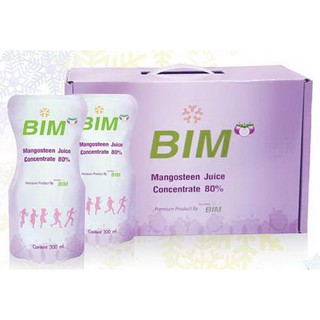 BIM100 น้ำมังคุด BIM (Mangosteen Juice BIM) 200 มล.ต่อซอง 30 ซอง