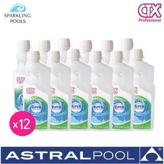 CTX น้ำยากำจัดตะไคร่ ชนิดเข้มข้น 1 ลิตร x12 ขวด - CTX AlgaStop Ultra Power 1 L. x12