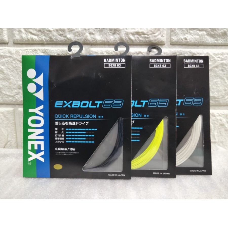 ต้นฉบับ YONEX EXBOLT 63 JP BADMINTON STRINGS ใหม่