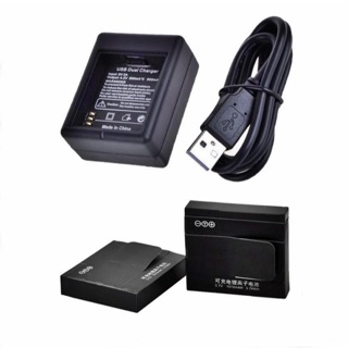 Dual Charger for Xiaomi Yi + Extra Battery