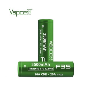 ถ่านชาร์จ vapcell INR 18650 3.7V 12.6wh Vapcell F35 3500mah