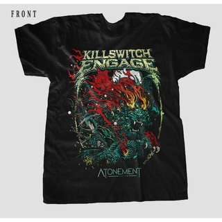 เสื้อผ้าผชLsmtx1 เสื้อยืดแขนสั้น พิมพ์ลาย Killswitch Engage Atonement Metalcore Trivium พลัสไซซ์ สําหรับผู้ชายS-5XL