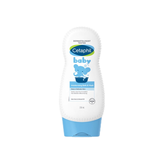 เซตาฟิล Cetaphil Baby Moisturising Bath & Wash ครีมอาบน้ำ สูตรอ่อนโยน ให้ความชุ่มชื้นแก่ผิว สำหรับเด็ก 230 ml.