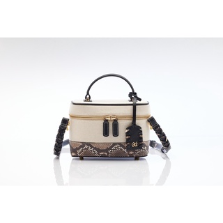 Xotique Capri Python Bag in Black Color