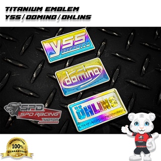 ตราสัญลักษณ์ไทเทเนียม YSS / Domino / Ohlins