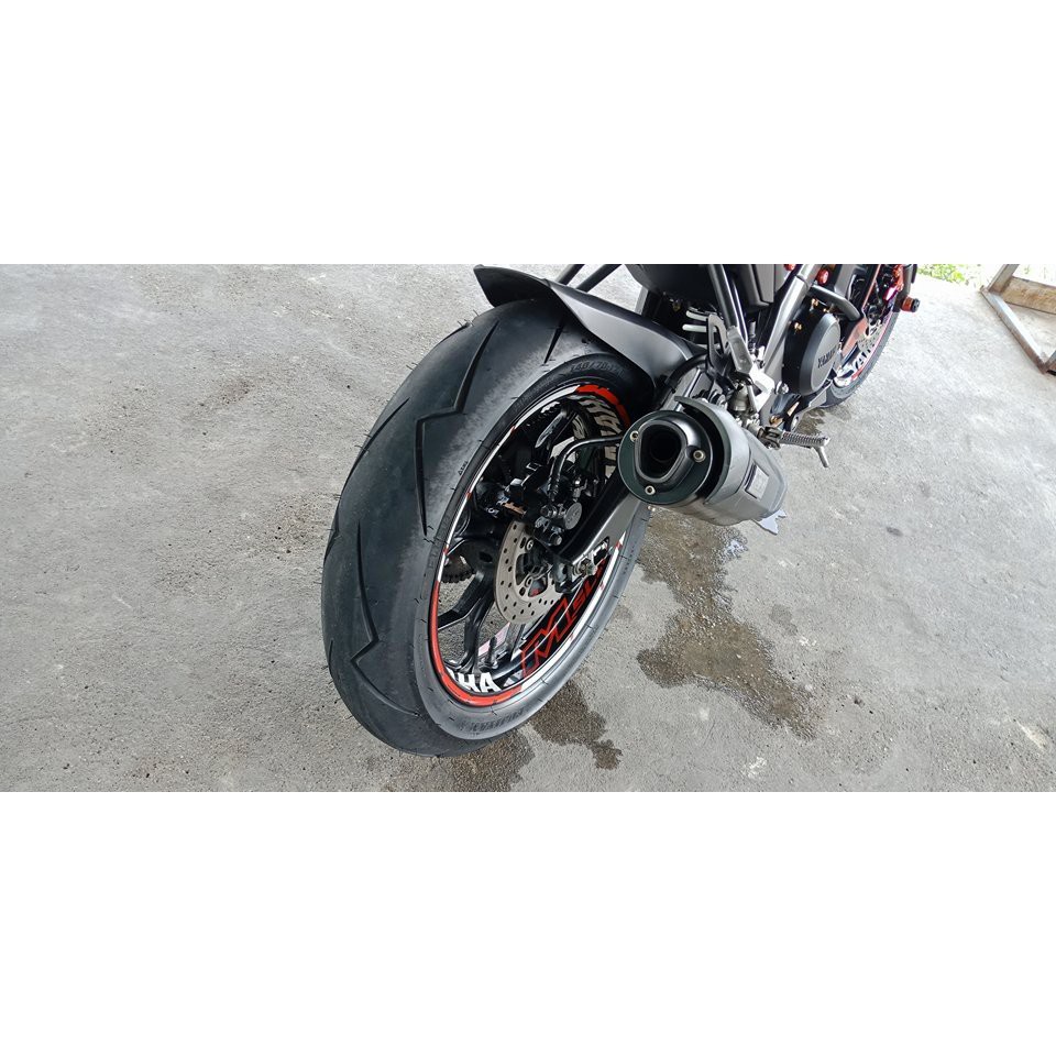 ยางนอก CBR M-Slaz GPX R15 R3 Ninja (เส้นหลัง) 15060-17 ยี่ห้อFUJIYAMA ...
